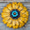 Yellow Daisy Leather Flowers - 1" Crystal Conchos - Options