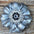 Silver Carnations Leather Flowers - 1" Crystal Conchos - Options