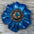 Teal Carnations Leather Flowers - 1" Crystal Conchos - Options