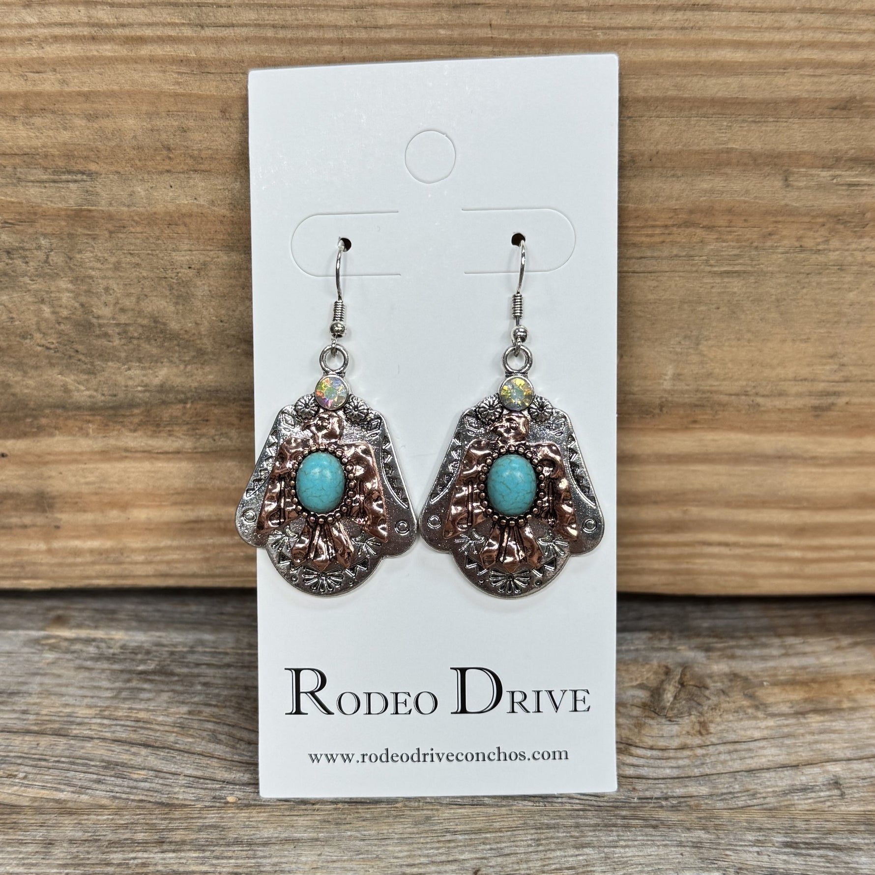 Fashion Turquoise Thunderbird Earrings