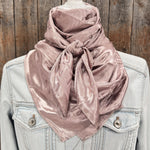 35X35" Blush Jacquard Wild Rag / Scarf WR4006X