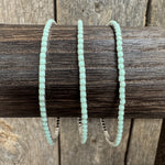 Light Turquoise Rhinestone Western Fashion Bracelet 3 pcs Set
