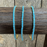 Turquoise Rhinestone Western Fashion Bracelet 3 pcs Set