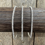 Clear Rhinestone Western Fashion Bracelet 3 pcs Set