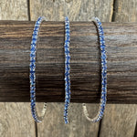 Light Sapphire Rhinestone Western Fashion Bracelet 3 pcs Set