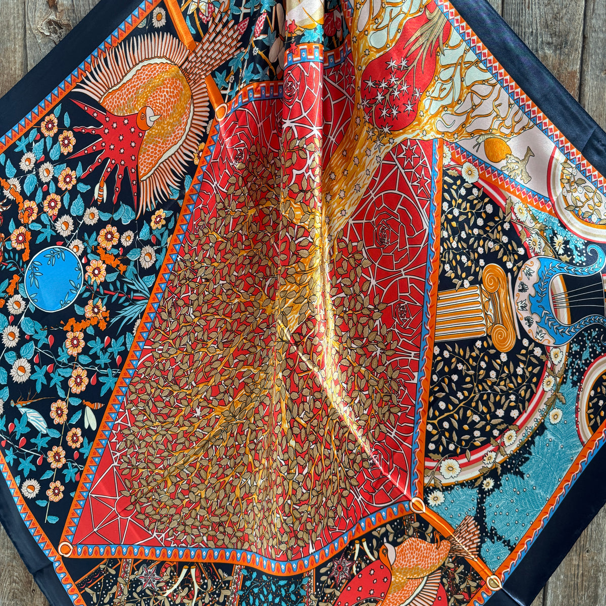 Muli patterned Wild Rag - Western Scarf