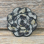 Flower Rhinestone Rosette