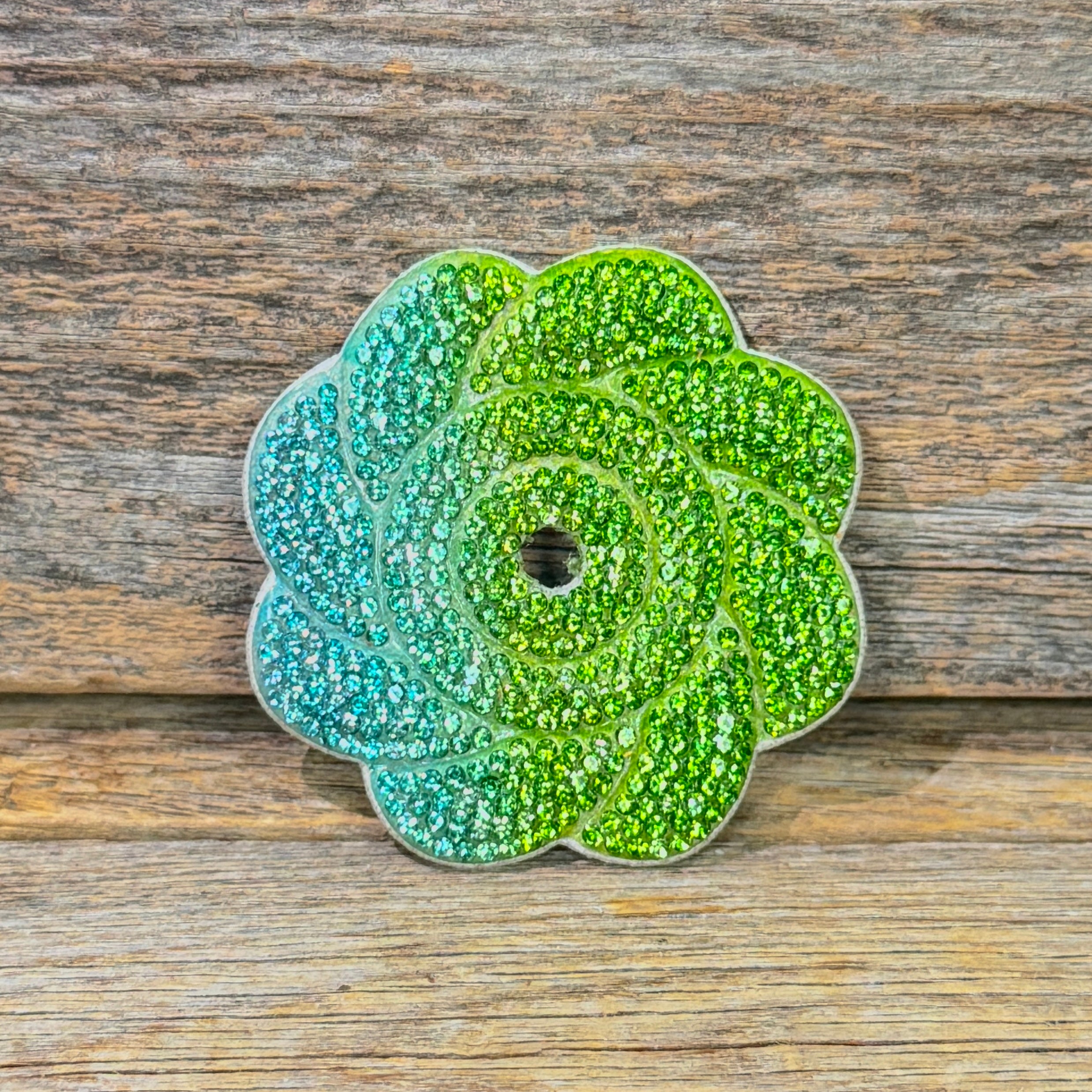 Flower Rhinestone Rosette