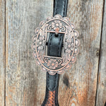 Teal Diamond and Black Fleur De Lis Browband / One Ear - Breastcollar Tack Set #BBBC658