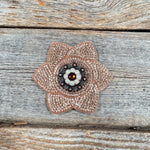 Copper Pointed Flower Rhinestone Rosette - Assorted Conchos
