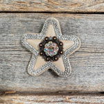 Tan Small Star Rhinestone Rosette - Assorted Conchos