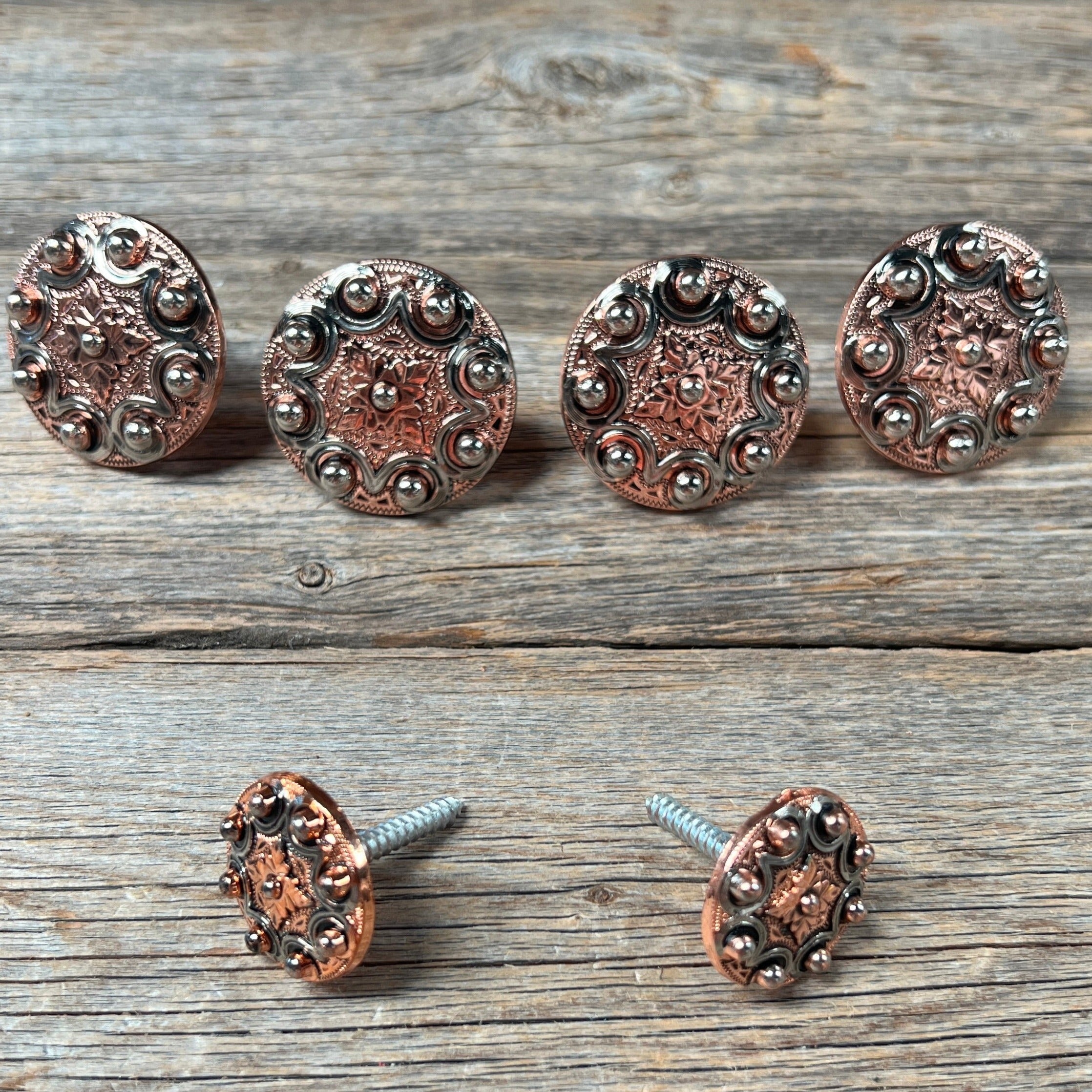 Copper Dots Saddle Set SSW184