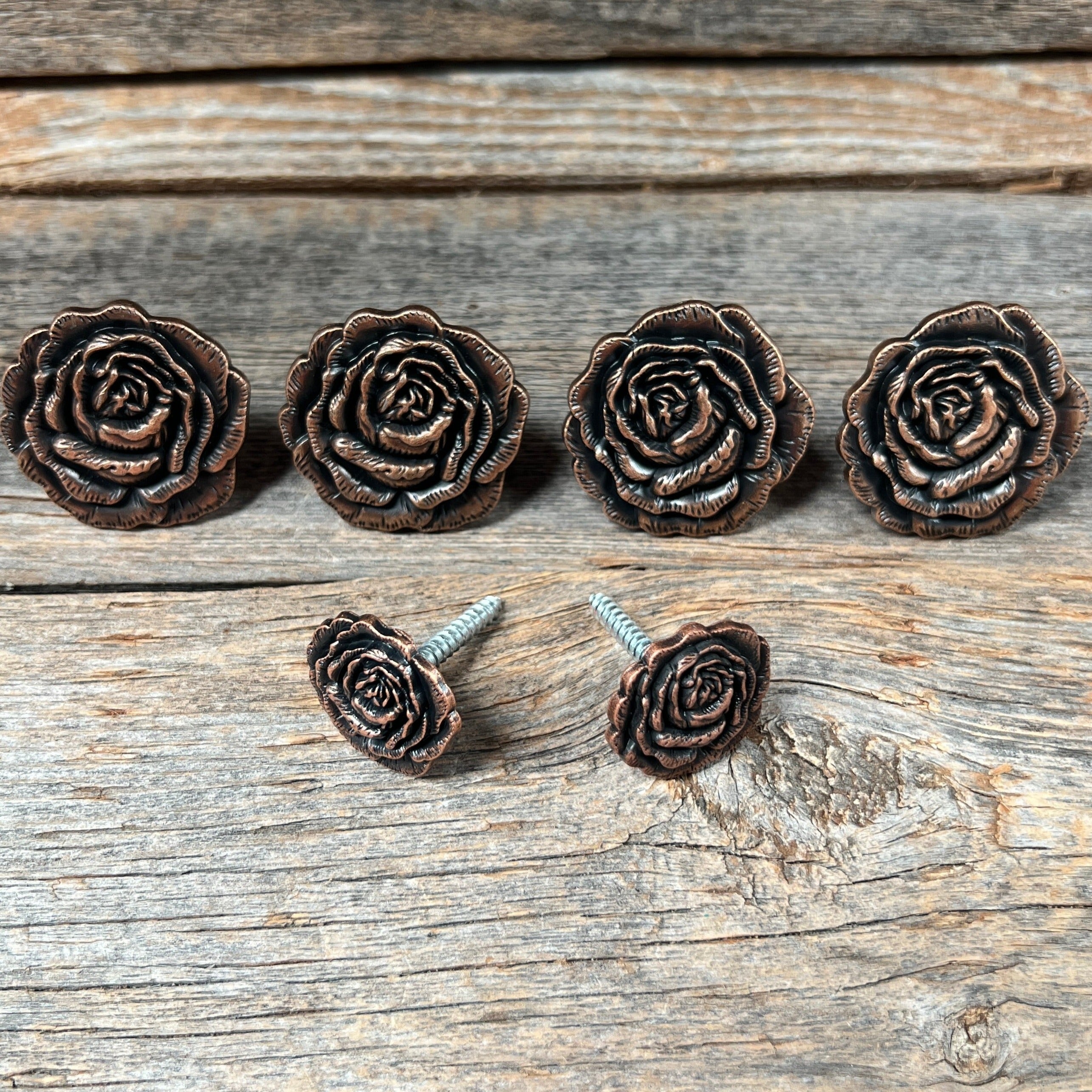 Copper Rose Saddle Set SSW107