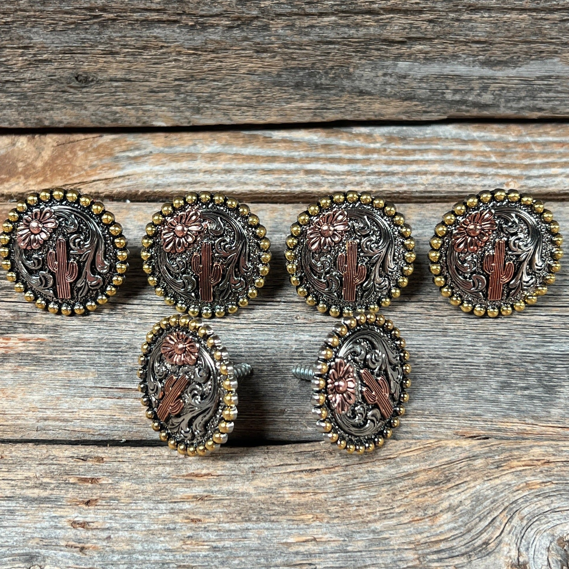 Cactus and Flower Saddle Set SSW219