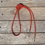 Orange Rhinestone Western Bolo Tie #BT111