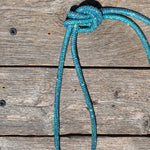 Aqua Rhinestone Western Bolo Tie #BT118