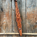 Floral Scalloped Light Oil One Ear Headstall / Bridle