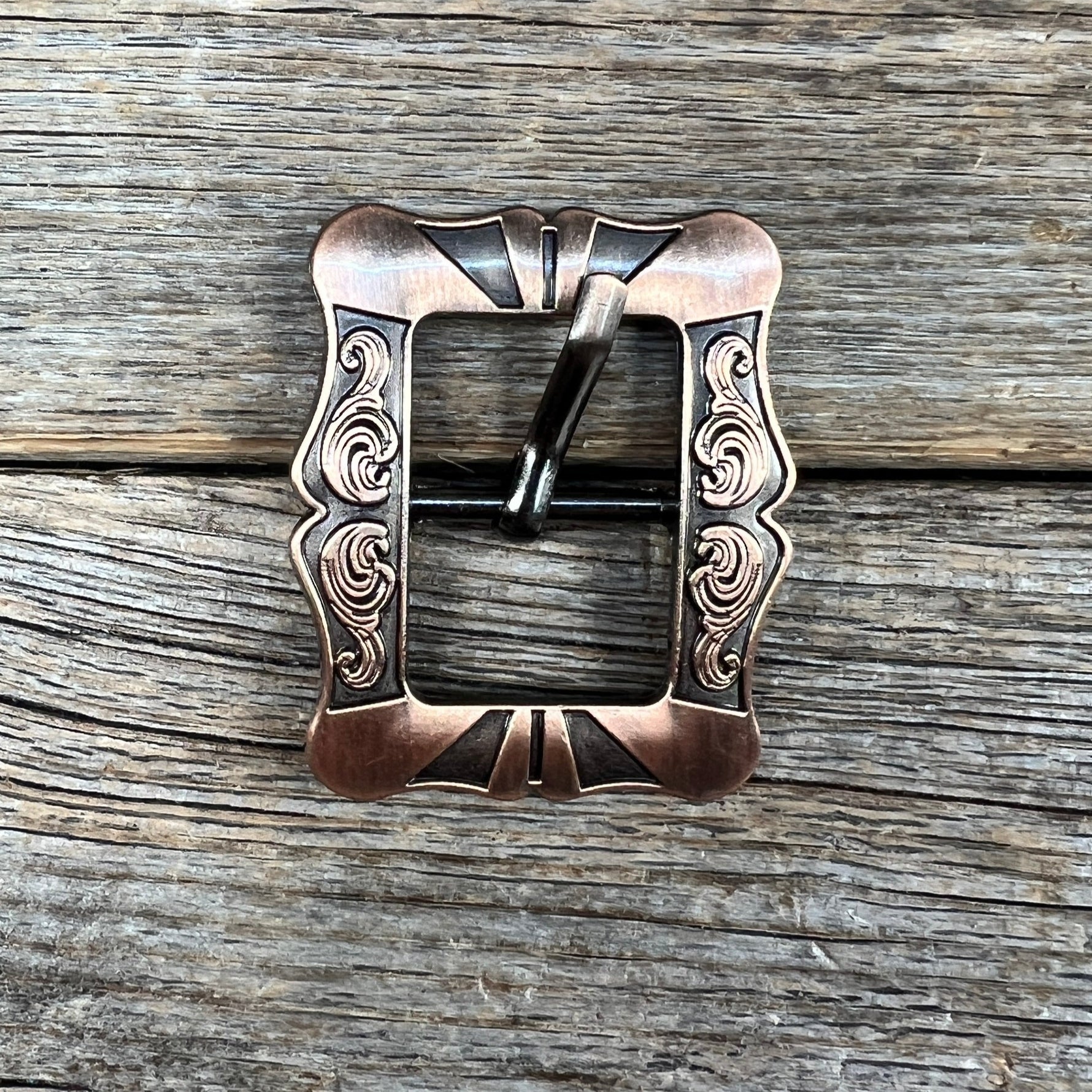 Small Copper Cart Buckle W158B