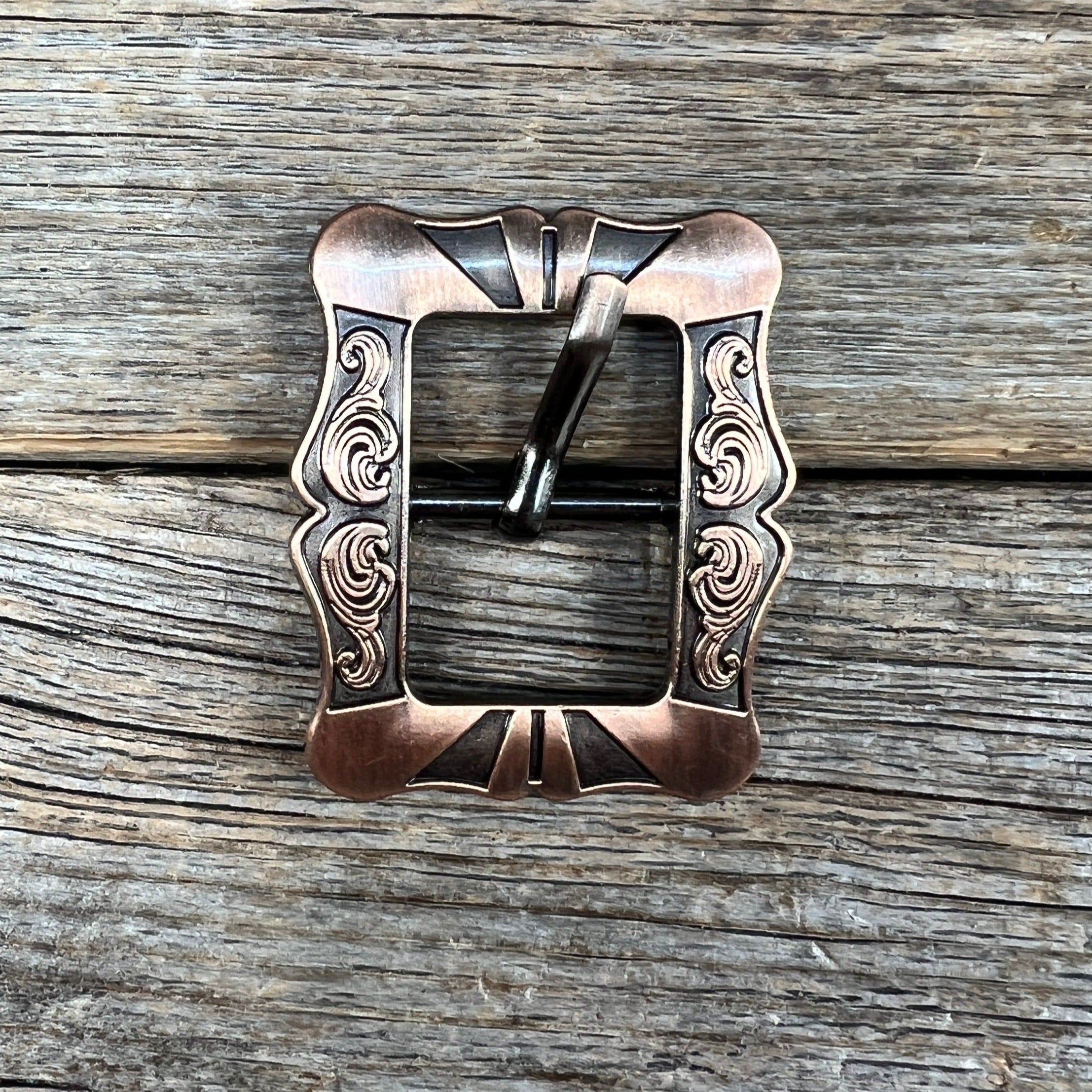 Small Copper Cart Buckle W158B
