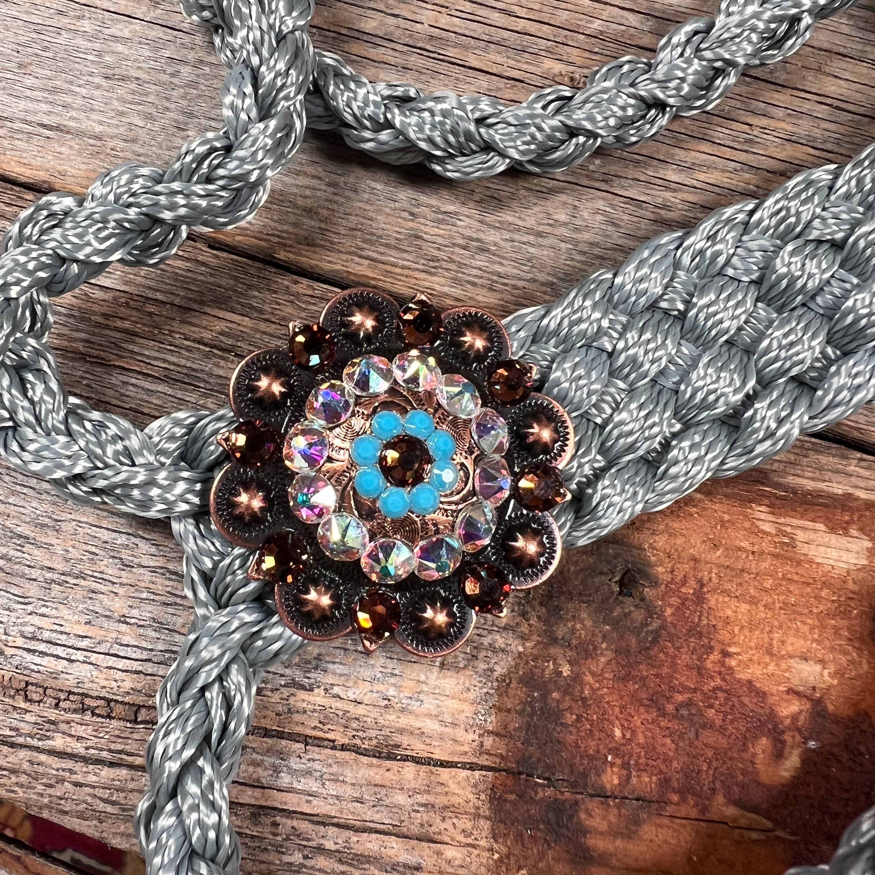 Grey Mule Tape Halter -  #MT114