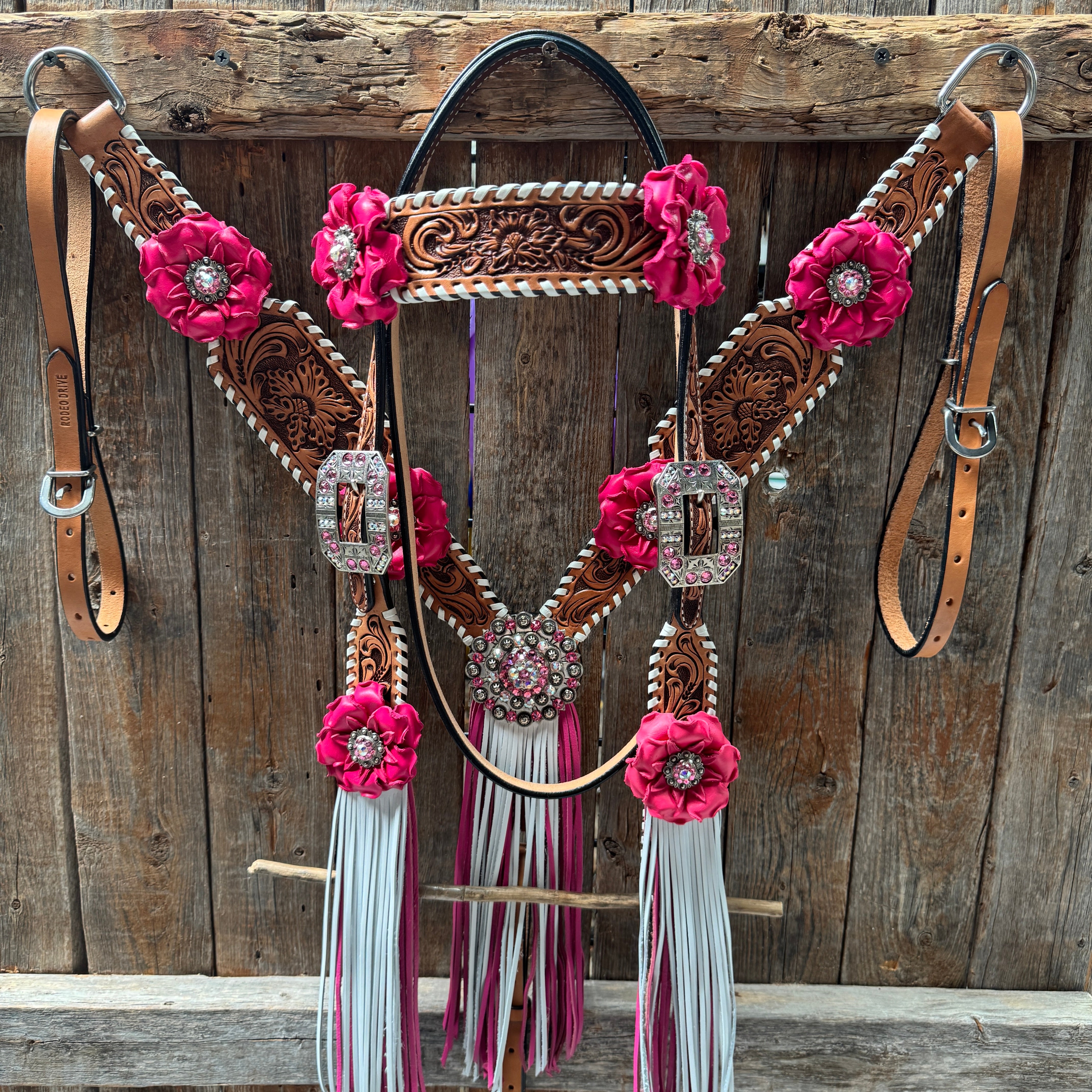 Custom tack for horses, custom dog collars and wild rags