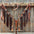 Light Oil Basketweave Copper Flower Browband/One Ear Tack Set  #BBBC620