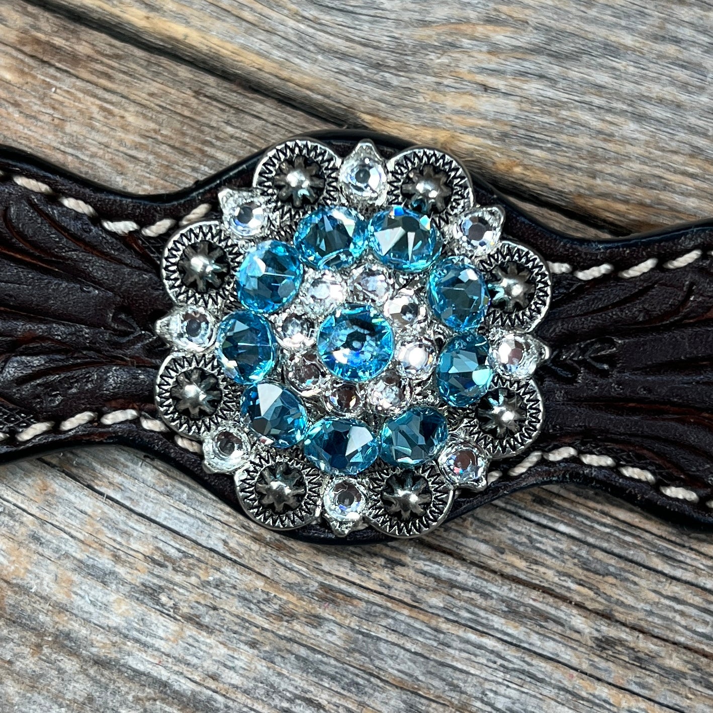 Dark Floral Wither Strap #WS108