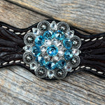 Dark Floral Wither Strap #WS108