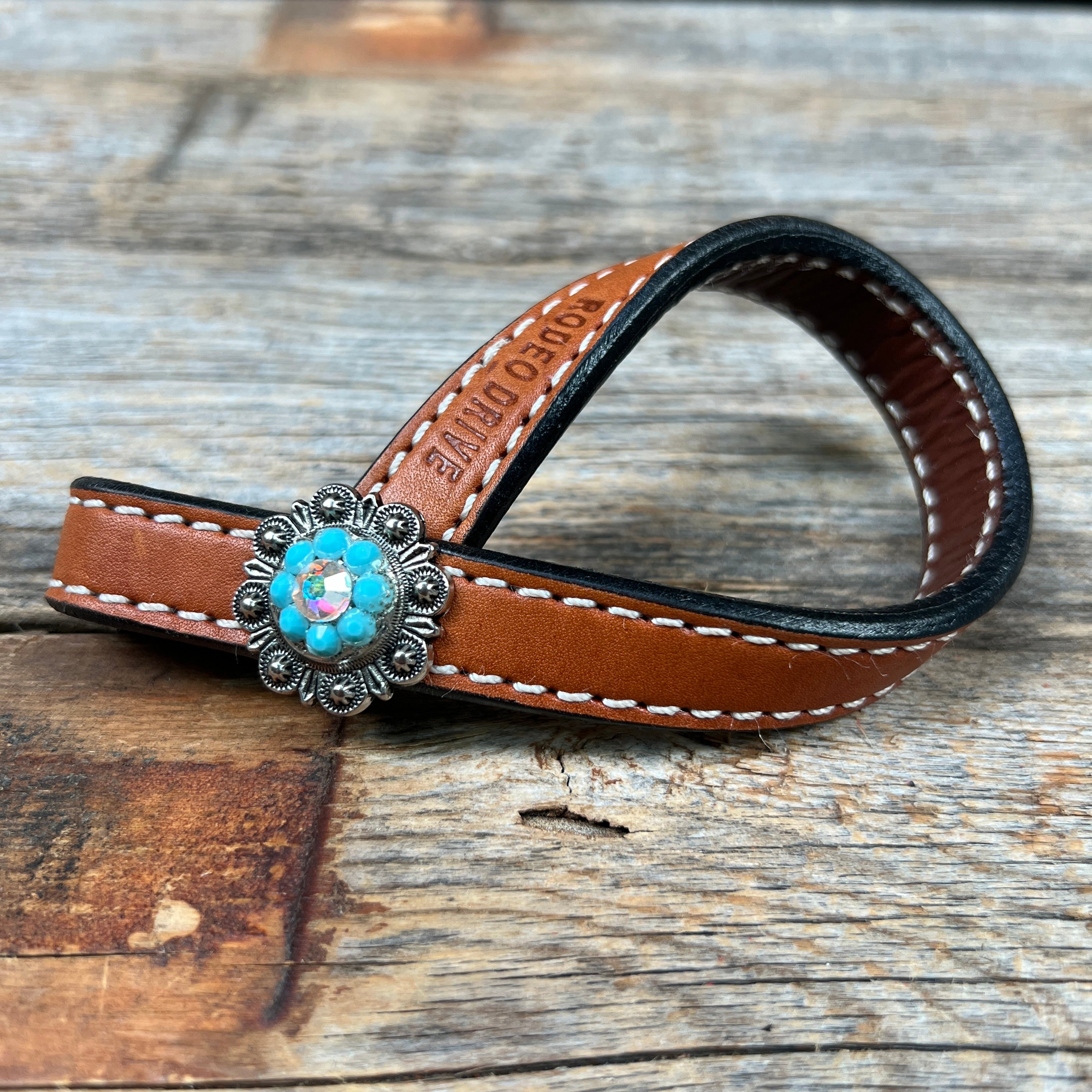 Crystal Light Oil Rustic Tie Down Keepers