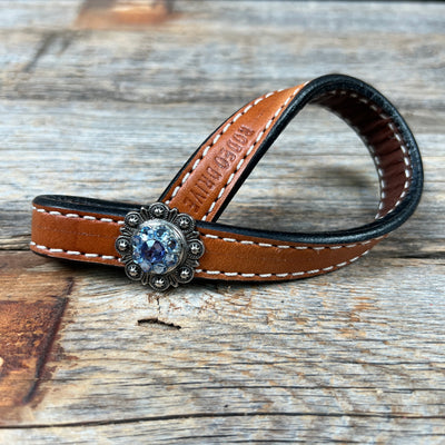 ANTIQUE SILVER LIGHT SAPPHIRE/LILAC