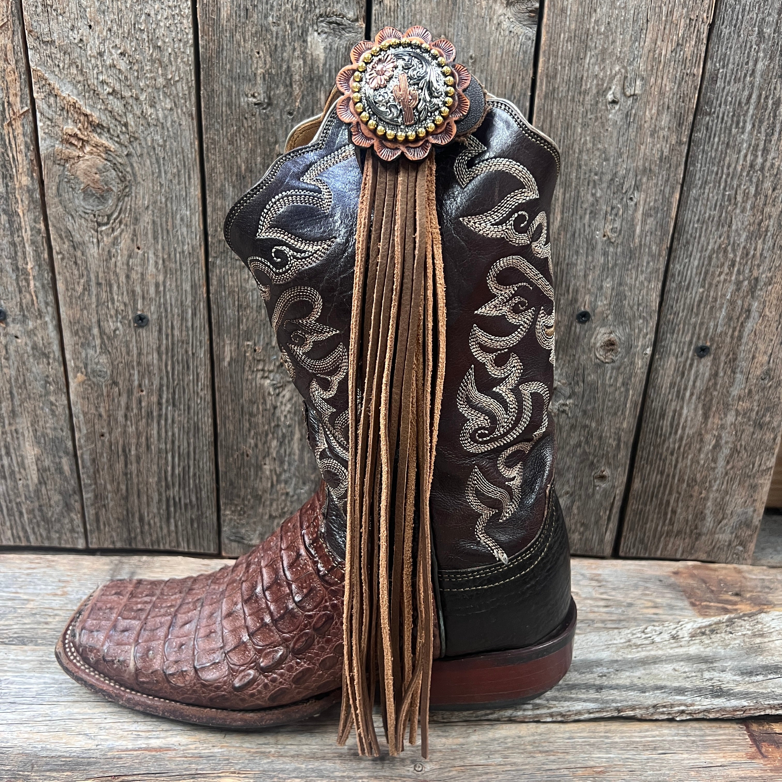 Boot Cuff Jewelry - Cactus Concho - Fringe