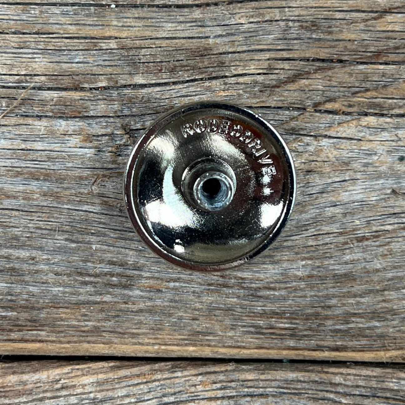 Antique Silver Flower and Dots Concho 1.5