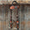 Two Tone Leaf Copper Flower Turquoise Browband/One Ear & Breastcollar Tack Set #OEBC454