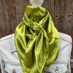 35X35" Solid Light Green  Wild Rag | Scarf WRS22