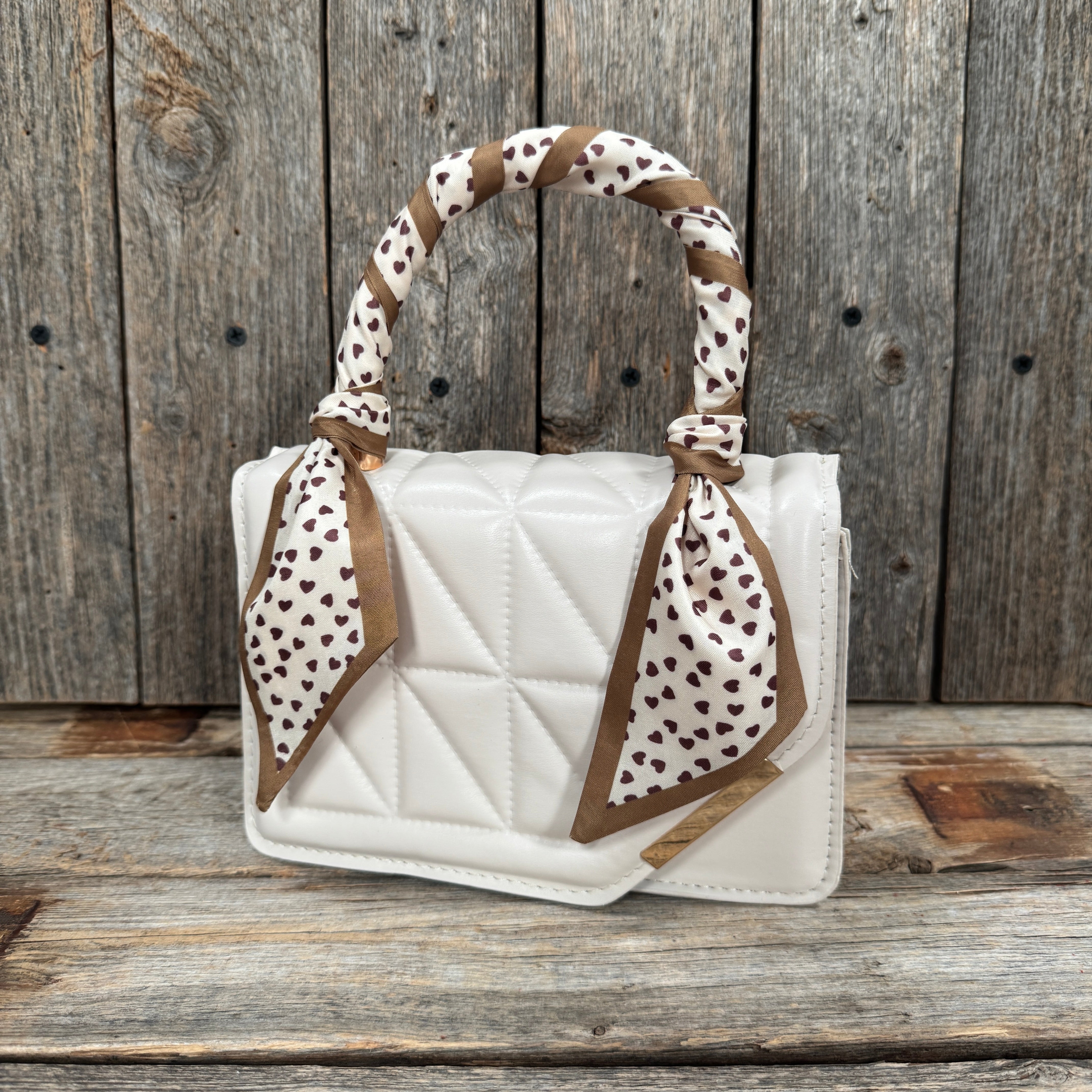 Tan and Brown Western Skinny Mini Wild Rag Scarf / Cowgirl Necktie #TW102