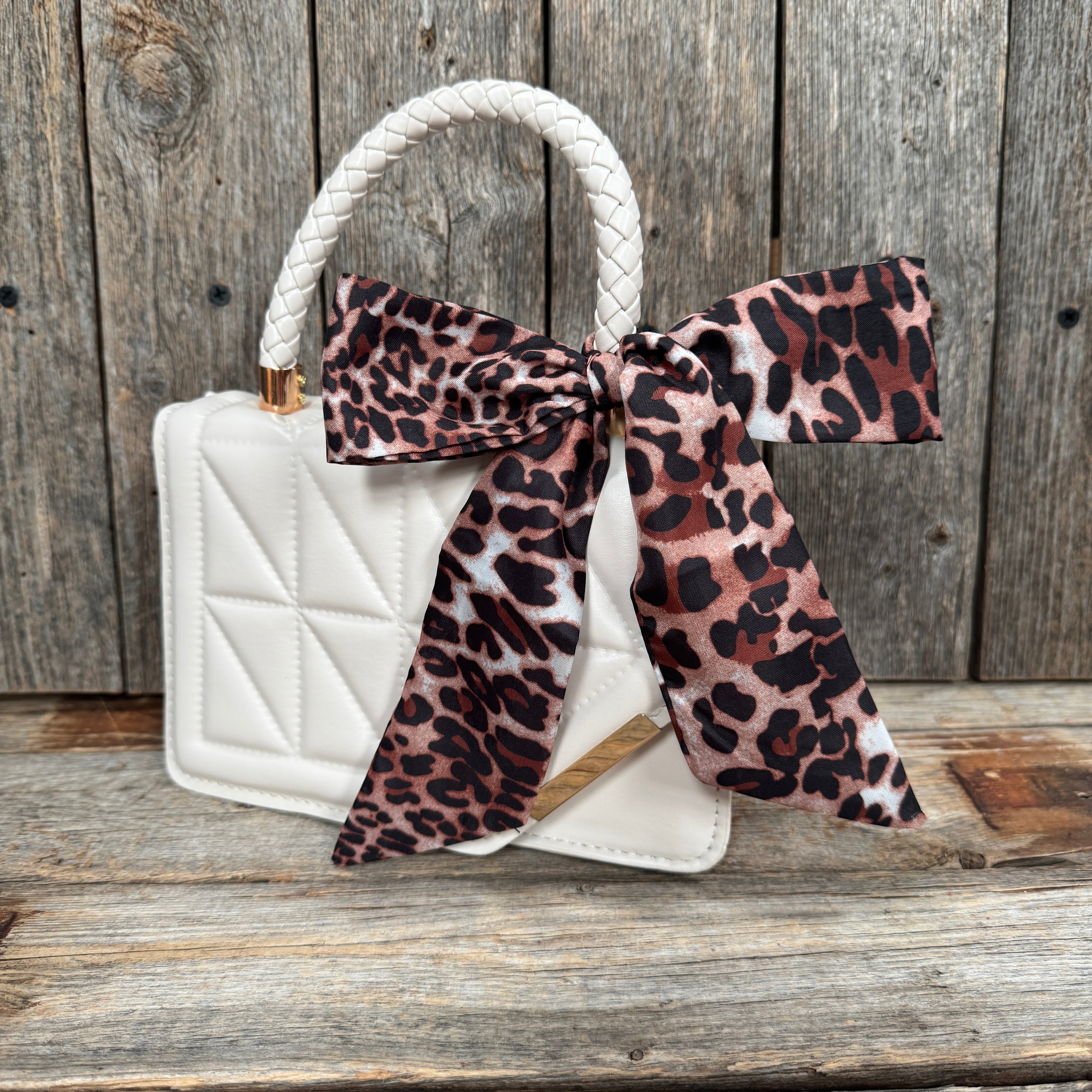 Tan and Brown Western Skinny Mini Wild Rag Scarf / Cowgirl Necktie #TW118