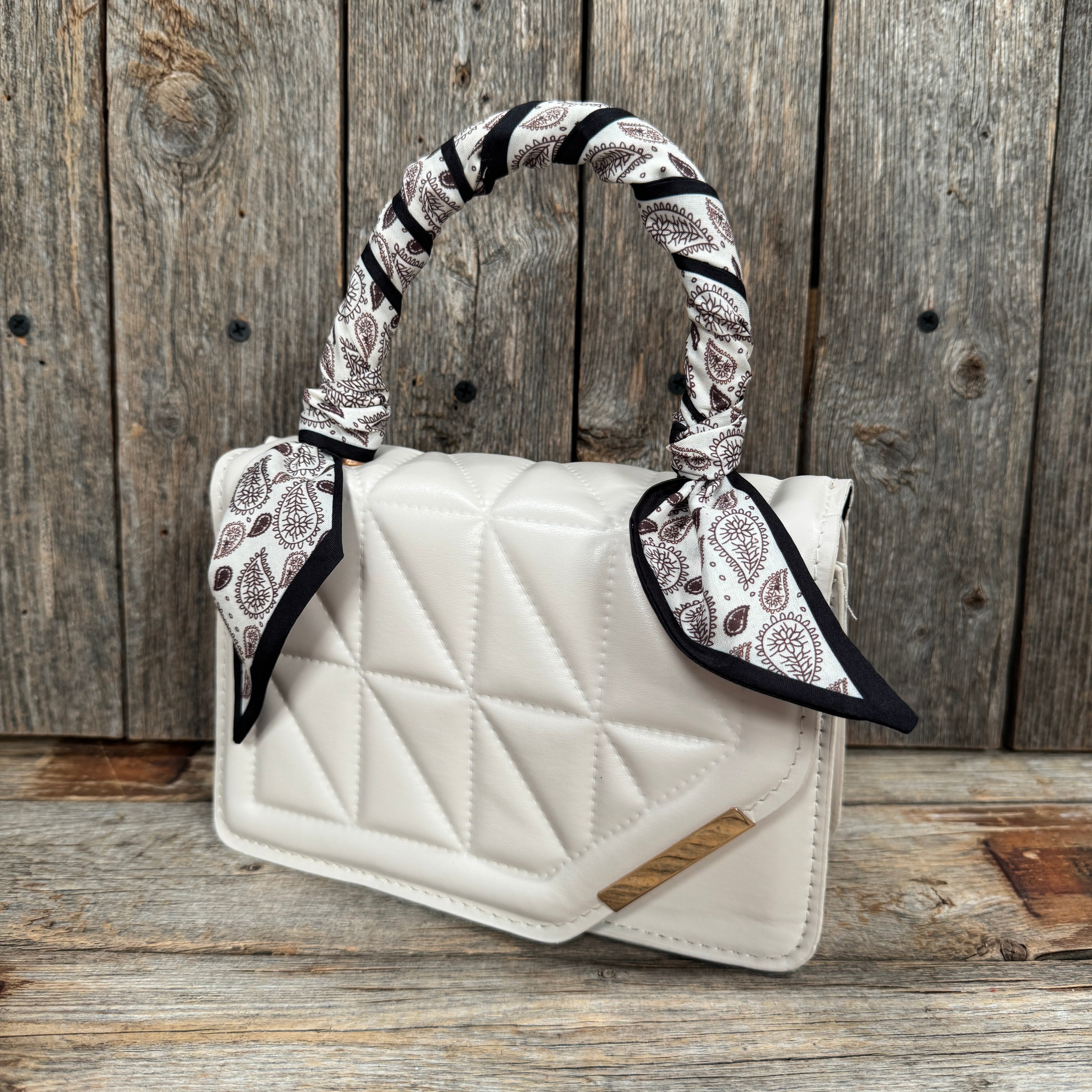 Black and Brown Western Skinny Mini Wild Rag Scarf / Cowgirl Necktie #TW119