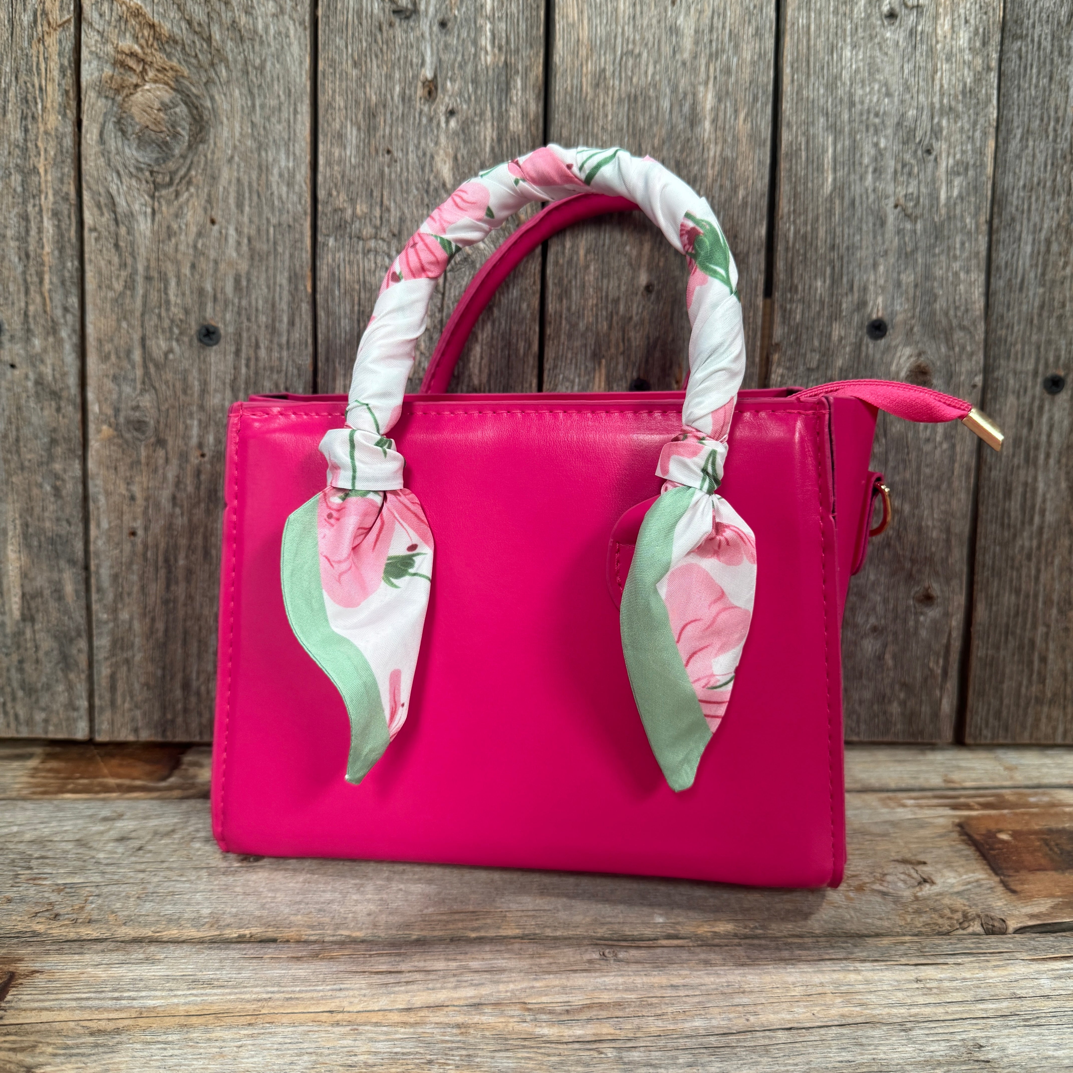 Pink and Green Western Skinny Mini Wild Rag Scarf / Cowgirl Necktie #TW139