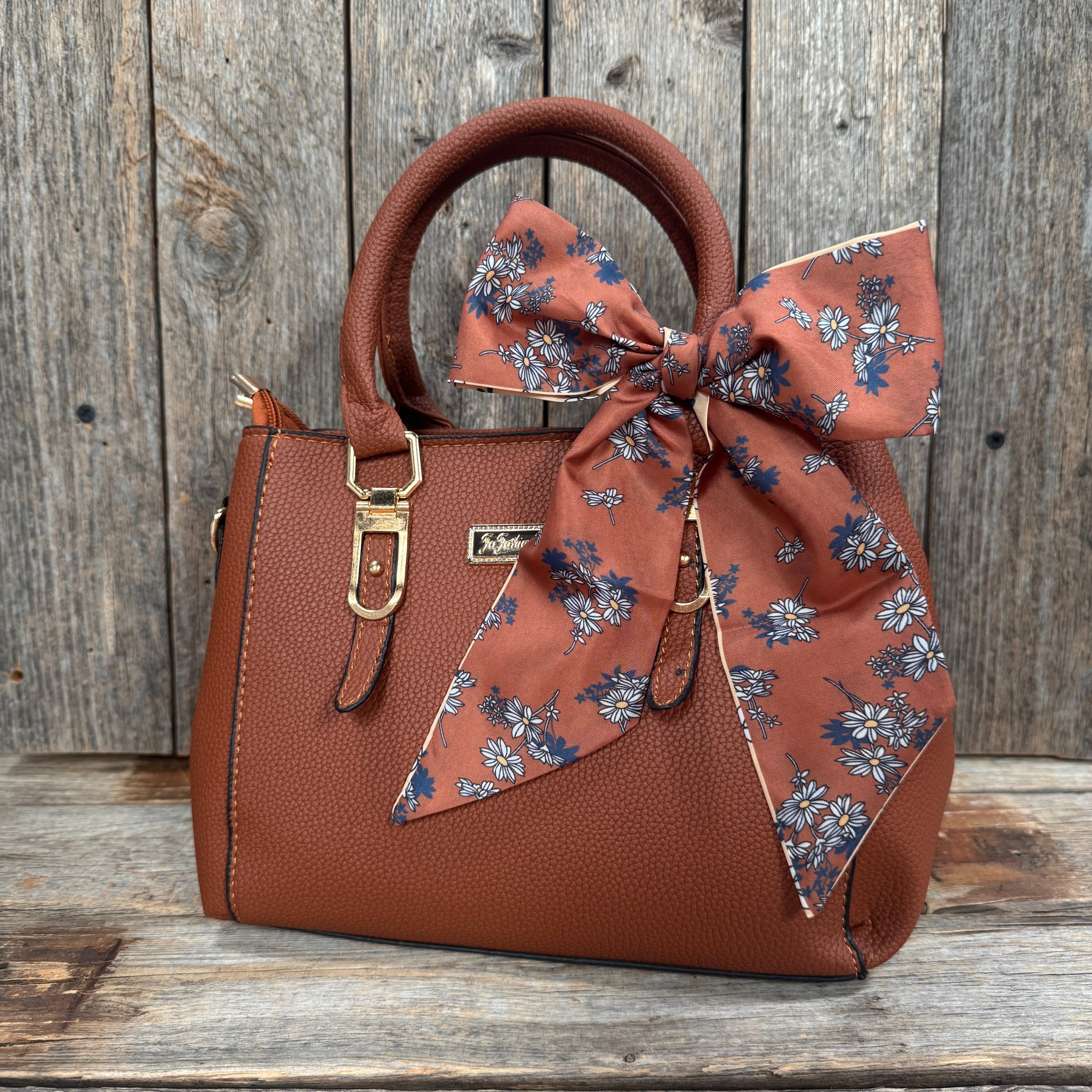 Brown and Tan Western Skinny Mini Wild Rag Scarf / Cowgirl Necktie #TW137