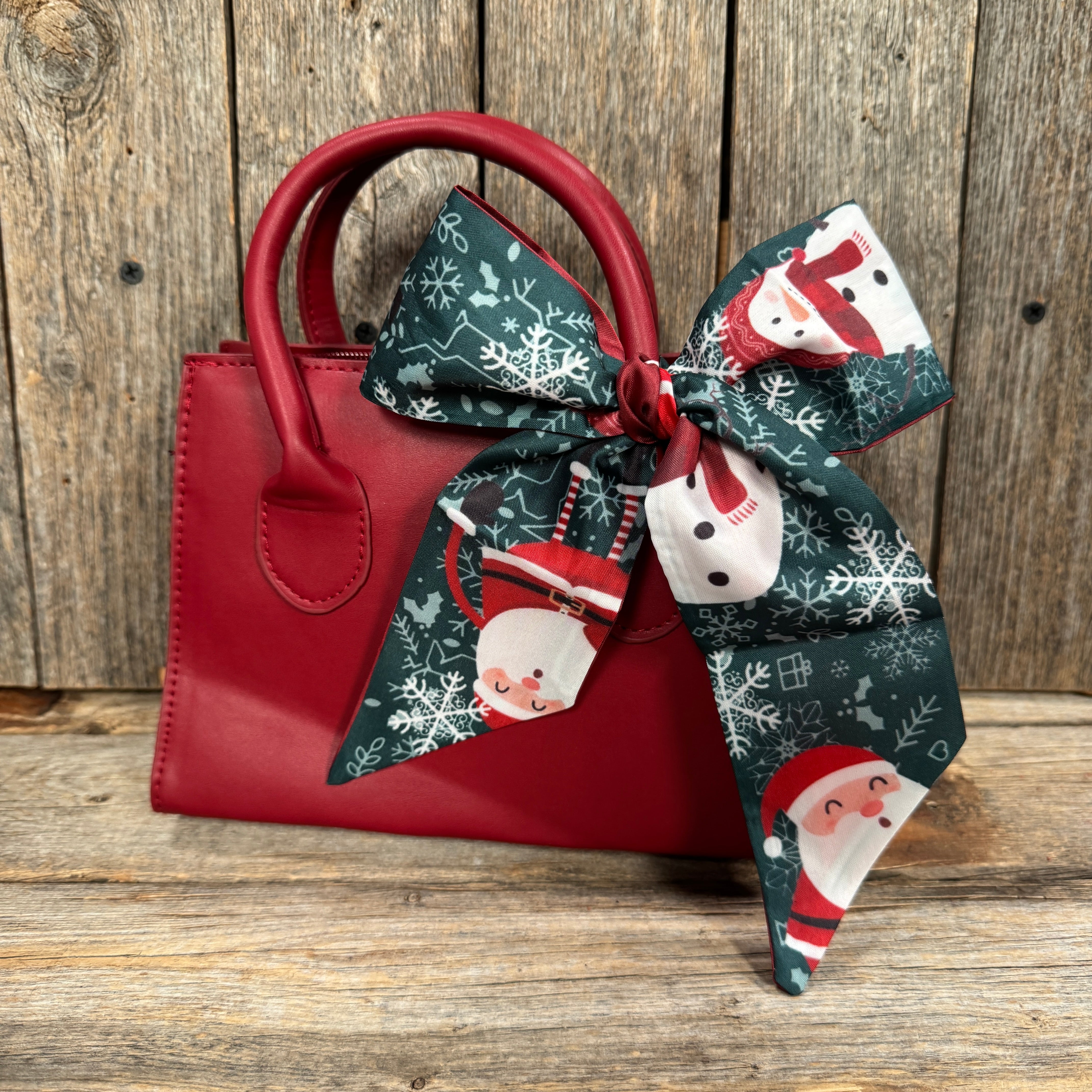 Green Holiday Western Skinny Mini Wild Rag Scarf / Cowgirl Necktie  #TW148