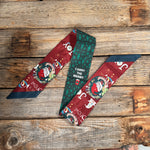 Burgundy Holiday Western Skinny Mini Wild Rag Scarf / Cowgirl Necktie  #TW149