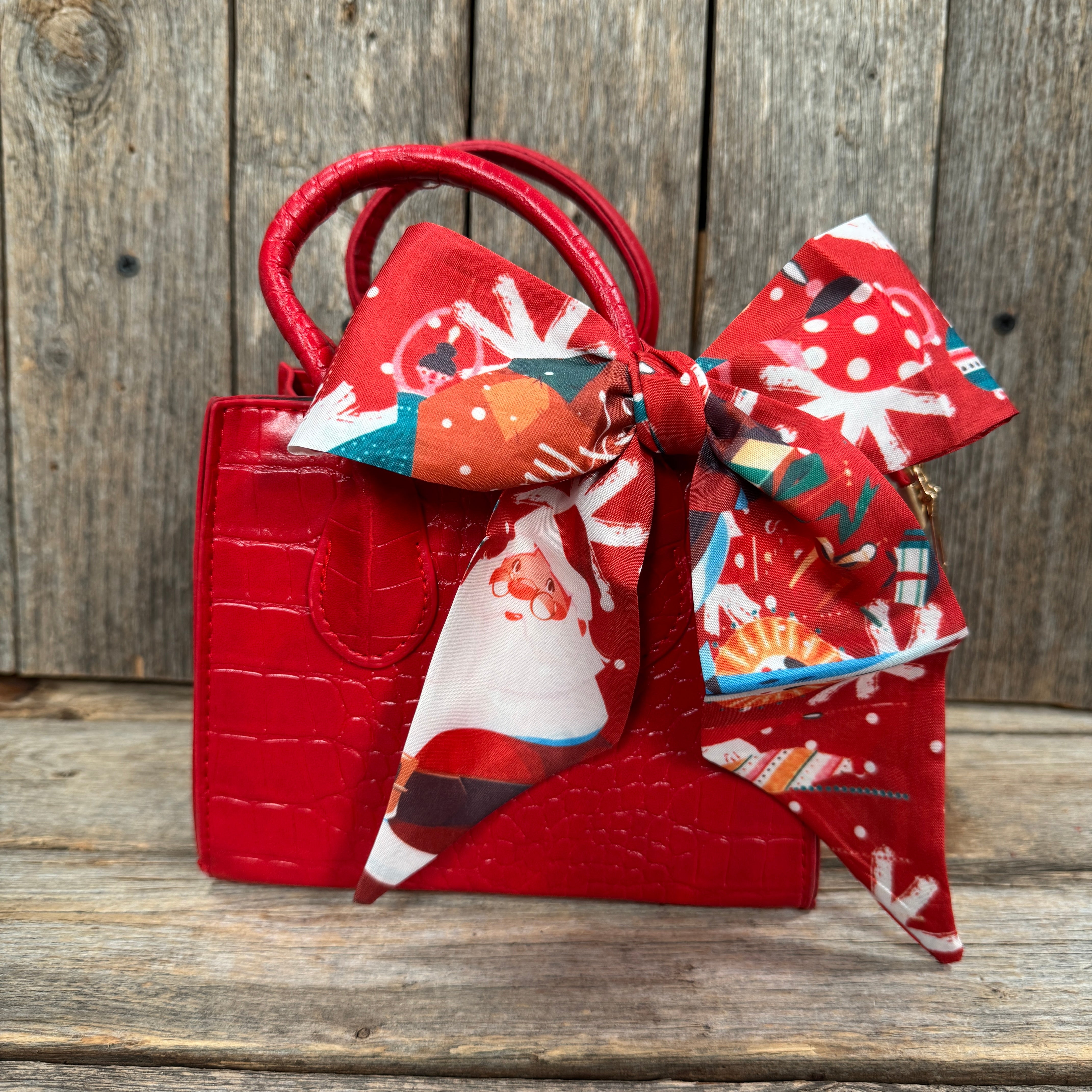 Red Holiday Western Skinny Mini Wild Rag Scarf / Cowgirl Necktie  #TW150