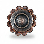 Copper Round Western Concho W101