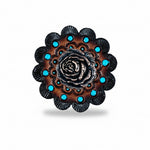 Copper Rose Western Concho W107