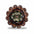 Black & Gold Sunflower Western Concho W125