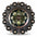 Black & Gold Sunflower Western Concho W125