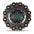 Copper Turquoise & Clear Crystal Western Concho W138
