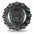 Antique Silver Floral Pinwheel Western Concho W227