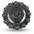 Antique Silver Flower and Dots Western Concho W230