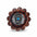 Antique Silver Turquoise Western Concho W203